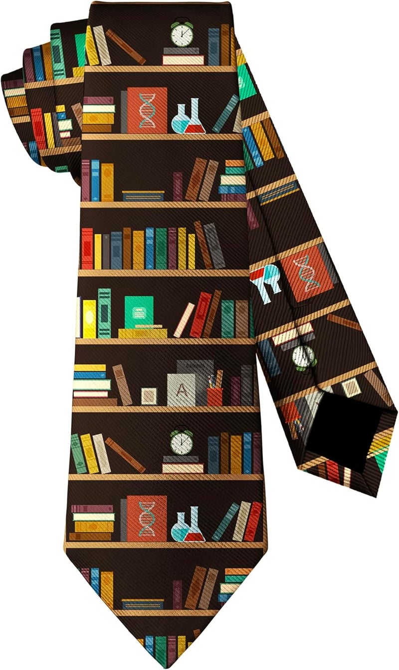 Guhothli Mens Funny Neckties Fashion Neck Ties Formal Party Novetly Tie for Men - Image 1